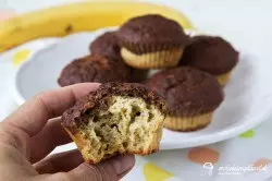 Banánovo-kokosové muffiny bez cukru