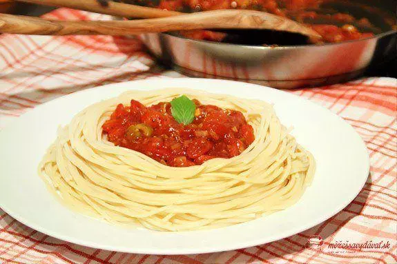 Paradajková omáčka na špagety