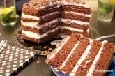 Nahá kakaovo-vanilková torta