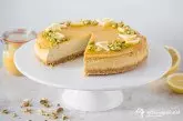 Pistáciový cheesecake